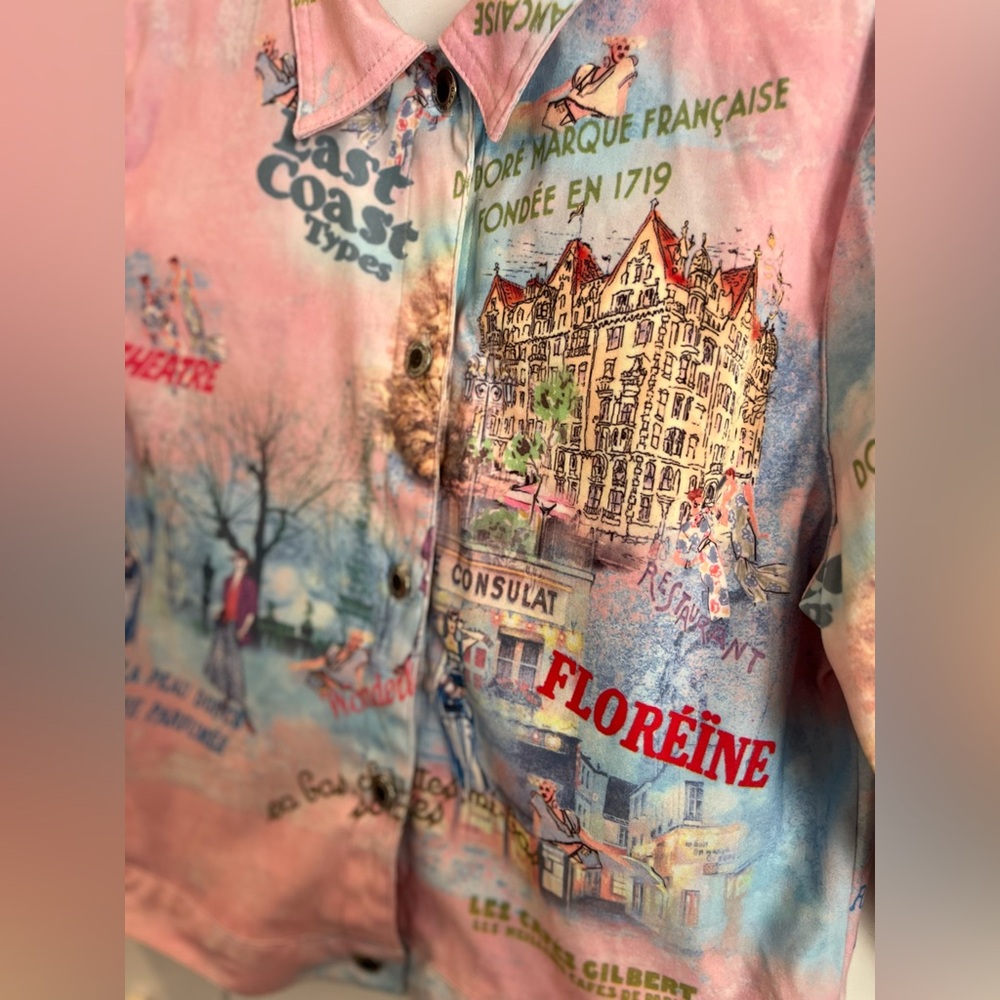 Impulse California Button Down Collared Shirt Eas… - image 6